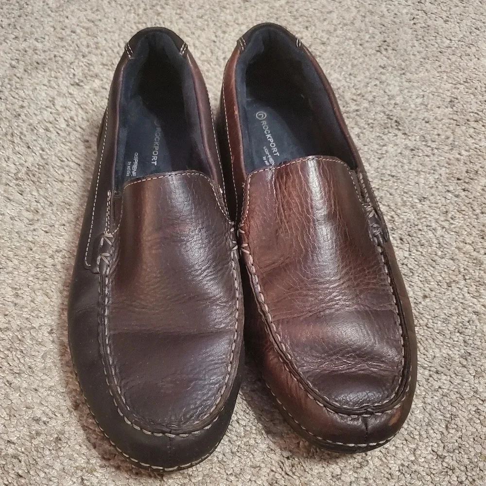 Rockport Adiprene by Adidas Men's Leather Loafers Shoes 11